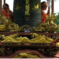 村上大祭,おしゃぎり,上町,見送り,双龍