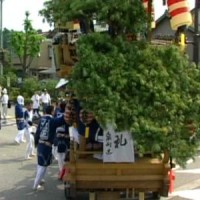 村上大祭おしゃぎり泉町見送り松