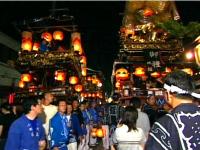 村上大祭夜風景