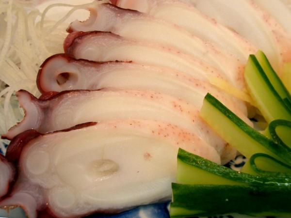 煮蛸　刺身