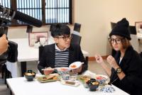 台湾テレビ 八代　番組名「美食第一等」で「鮭の醤油はらこ」の取材をうけました