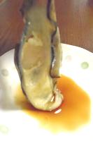 牡蠣 酢醤油と生姜が同梱